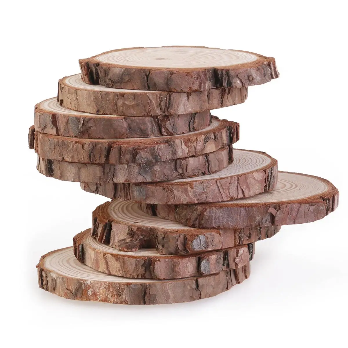 5 Pcs Wedding Centerpieces Wood Discs Decorate Rustic Log Slices DIY Crafts Bark Surround
5 Pcs Wedding Centerpieces Wood Discs Decorate Rustic Log Slices DIY Crafts Bark Surround