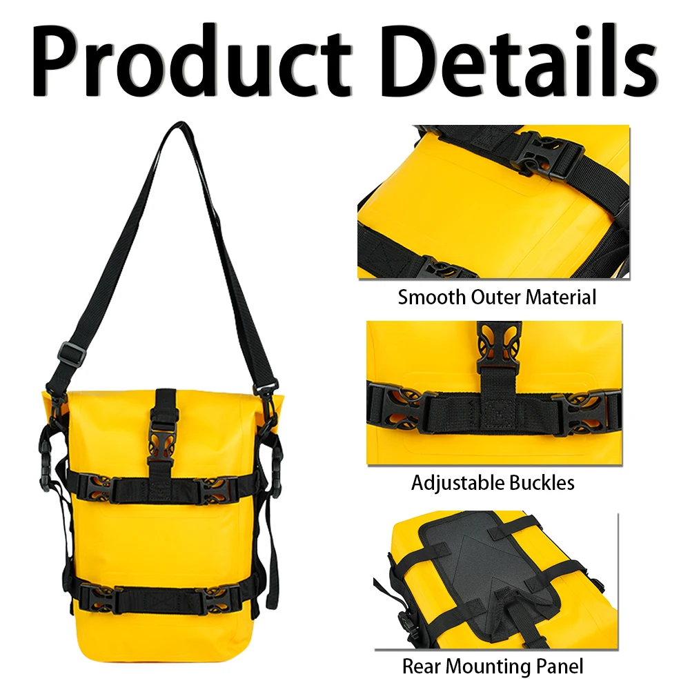 Universal Motorcycle Waterproof Dry Roll Saddle Bag Side Luggage Pack For BMW F650GS F700GS F800GS F 800GS F 650 GS 2008 - 2018
Universal Motorcycle Waterproof Dry Roll Saddle Bag Side Luggage Pack For BMW F650GS F700GS F800GS F 800GS F 650 GS 2008 - 2018