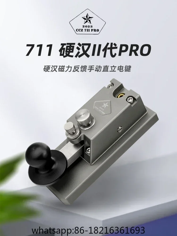 PRO CCZ Magnetic Feedback Rebound Straight Force Keys CW Morse Manual
PRO CCZ Magnetic Feedback Rebound Straight Force Keys CW Morse Manual