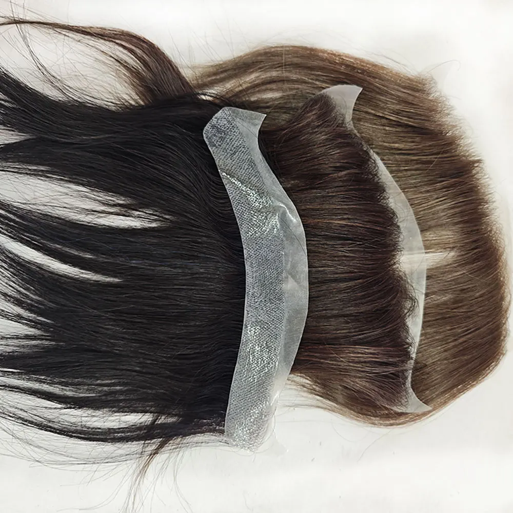 Men's 1.8x16cm Frontal Hairline Toupee 100% Human Hair PU Skin Topper for Women Hairpieces 0.06MM Full PU
Men's 1.8x16cm Frontal Hairline Toupee 100% Human Hair PU Skin Topper for Women Hairpieces 0.06MM Full PU