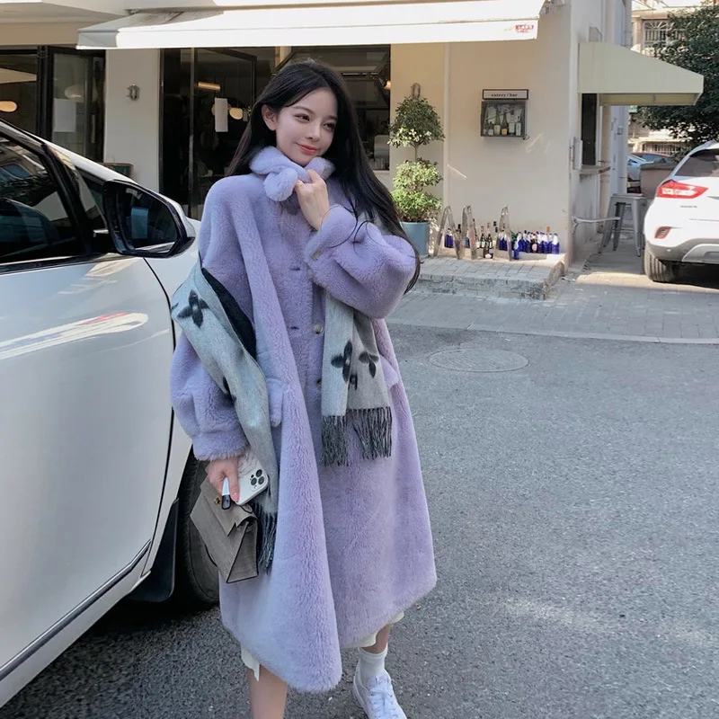2024 New All Wool Fur Coat Women's Lamb Fur and Fur Integrated Sheep Cut Fleece Medium Long Standing Neck Fur Coat
2024 New All Wool Fur Coat Women's Lamb Fur and Fur Integrated Sheep Cut Fleece Medium Long Standing Neck Fur Coat