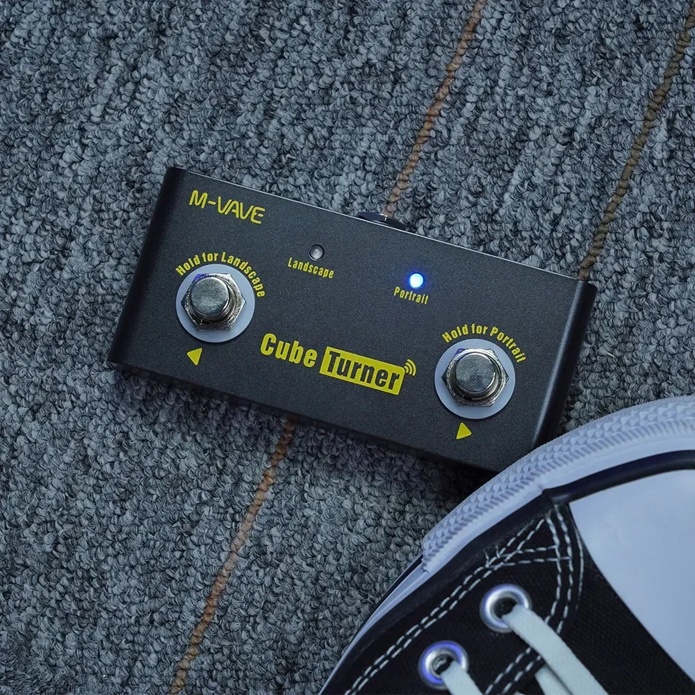 M-VAVE Cube Turner Wireless Page Turner Pedal Music Sheet Turner RechargeableSupports Looper Connection Compatible Guitar Parts
M-VAVE Cube Turner Wireless Page Turner Pedal Music Sheet Turner RechargeableSupports Looper Connection Compatible Guitar Parts