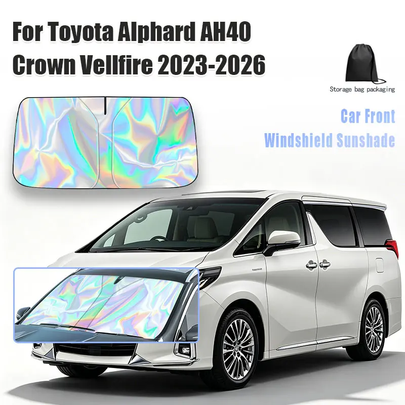 For Toyota Alphard AH40 Crown Vellfire 2023-2026 Car Windshield Sunshade Cover Front Window Sun Shade Visor Auto Interior UV
For Toyota Alphard AH40 Crown Vellfire 2023-2026 Car Windshield Sunshade Cover Front Window Sun Shade Visor Auto Interior UV
