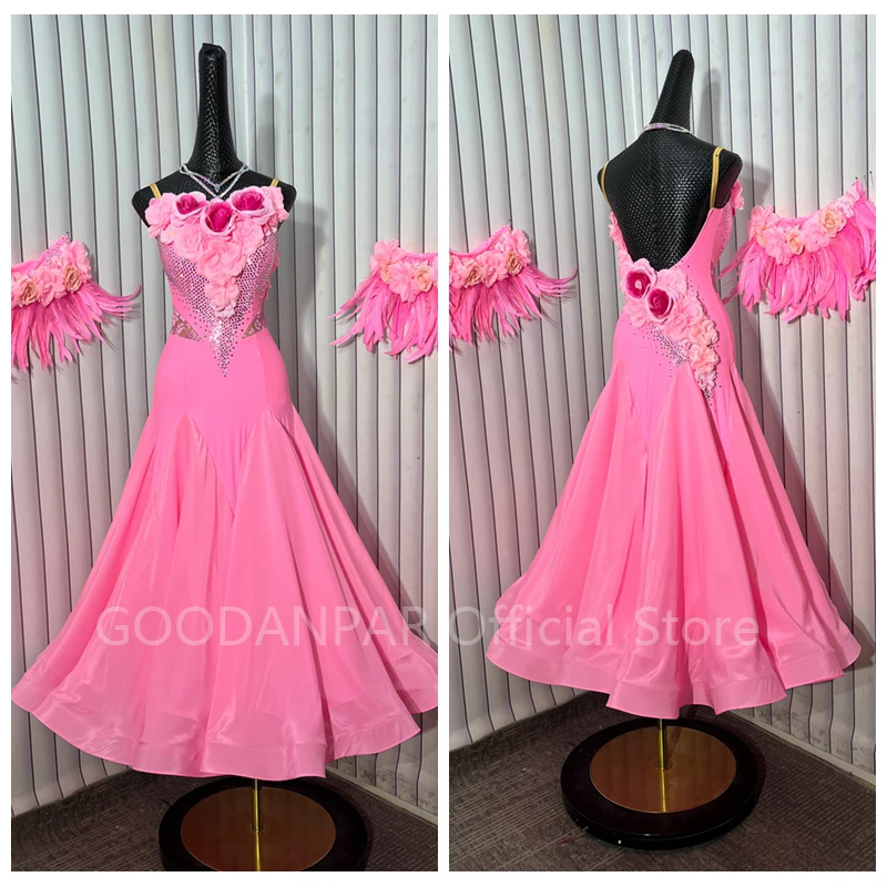 Waltz Ballroom Dance Dress Women Competition Dance Ballroom Dancing Costume standard dance dress women competition pink color
Waltz Ballroom Dance Dress Women Competition Dance Ballroom Dancing Costume standard dance dress women competition pink color
