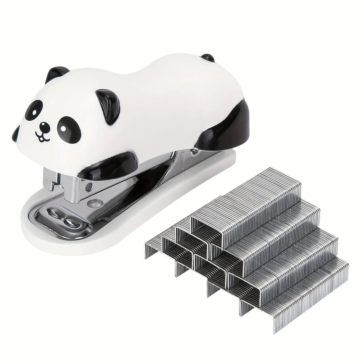 Mini Stapler set, 1set of 2 Panda Desktop Staplers with 2000 Staples, 12 Sheet Capacity for and Office,
Mini Stapler set, 1set of 2 Panda Desktop Staplers with 2000 Staples, 12 Sheet Capacity for and Office,