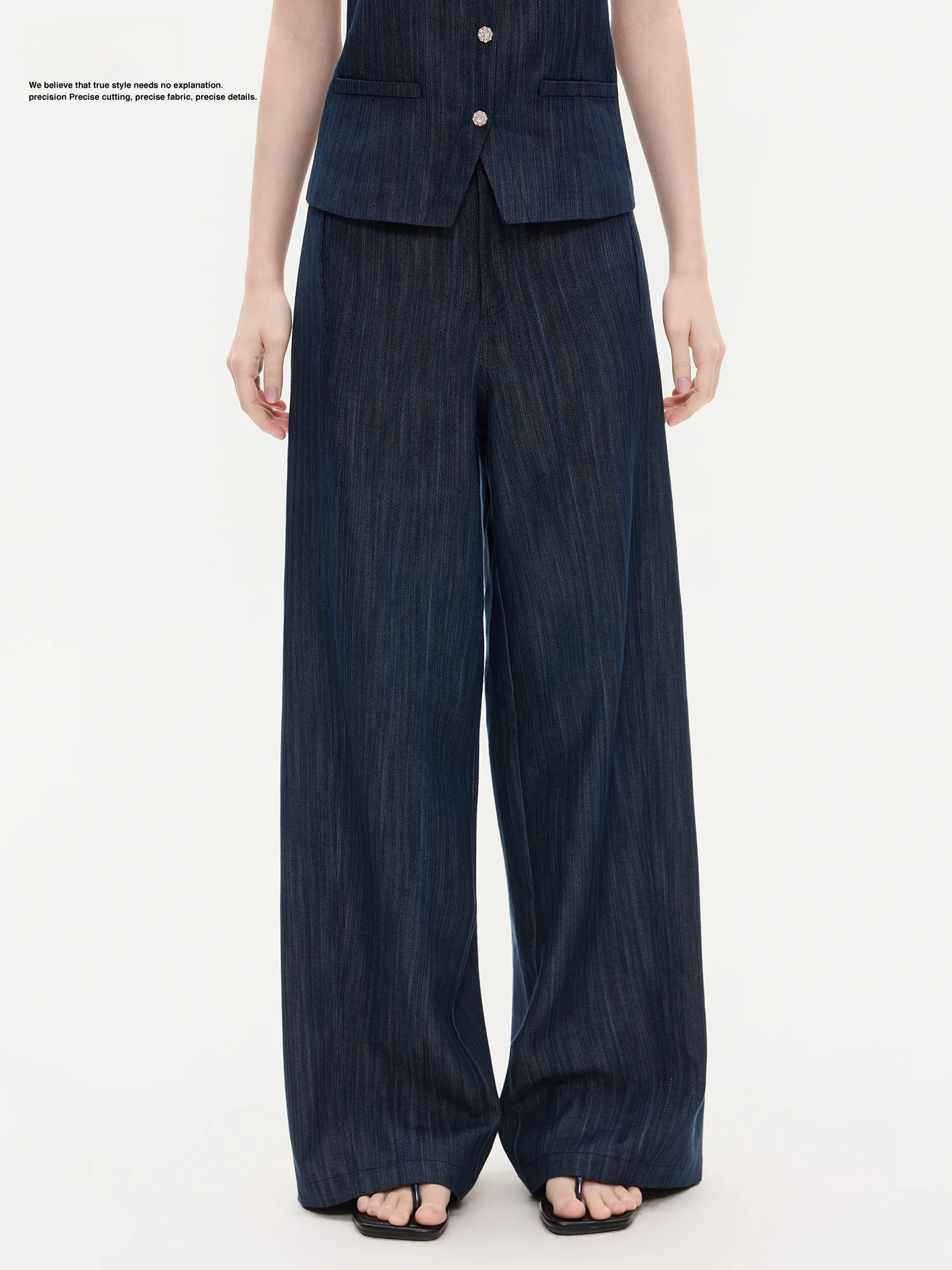 Ikyou Premium Feel Thin Washed Denim Jeans Women Summer New Loose Slim Straight Wide Leg Casual Pants High Waist Pocket Detail
Ikyou Premium Feel Thin Washed Denim Jeans Women Summer New Loose Slim Straight Wide Leg Casual Pants High Waist Pocket Detail