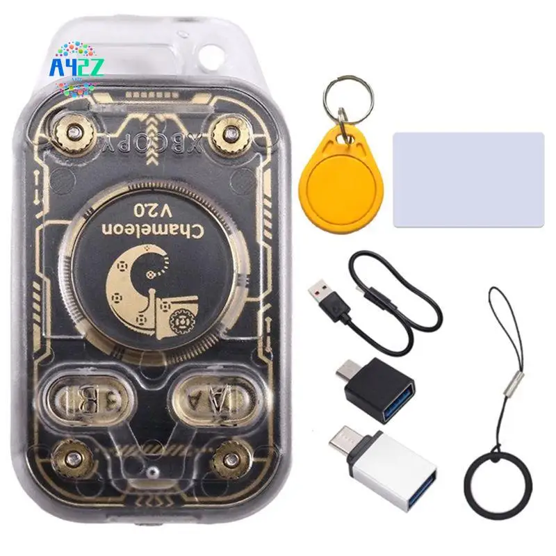 A42Z-Chameleon V2.0 RFID Smart Chip Reader Emulator NFC Duplicator+UID Keychain/Card 125K 13.56M Card Decode Chameleon Ultra
A42Z-Chameleon V2.0 RFID Smart Chip Reader Emulator NFC Duplicator+UID Keychain/Card 125K 13.56M Card Decode Chameleon Ultra