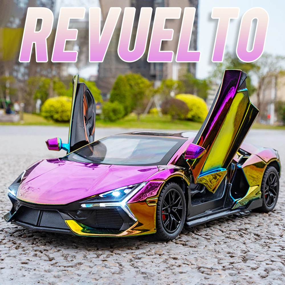 1:24 Revuelto Toy Sports Cars Model Alloy Diecast Exquisite Interior Miniature Supercar Wheel Pull Back Vehicle Interactive Toys
1:24 Revuelto Toy Sports Cars Model Alloy Diecast Exquisite Interior Miniature Supercar Wheel Pull Back Vehicle Interactive Toys