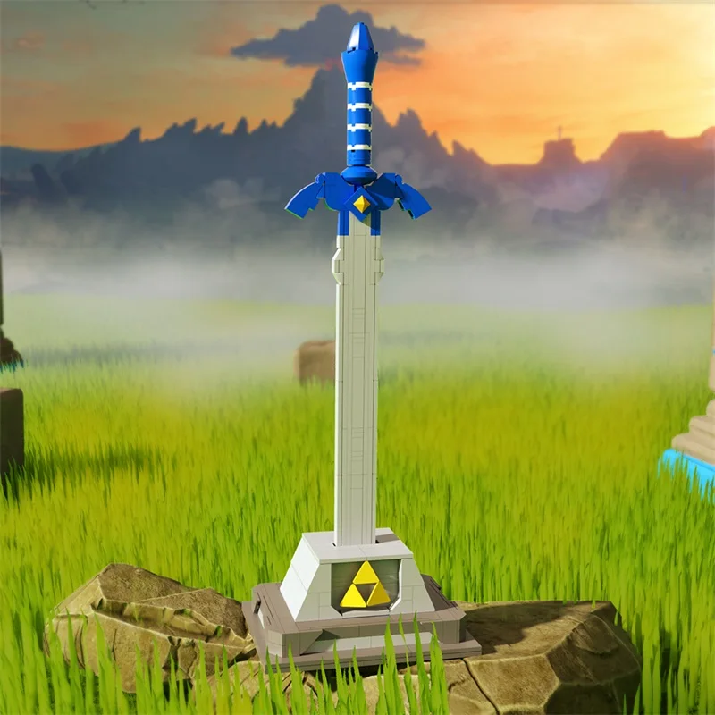 MOC Zeldaed Broken Sword Building Blocks Blocks Game Props Weapon Blocks Educational Toys Children Gift Christmas present
MOC Zeldaed Broken Sword Building Blocks Blocks Game Props Weapon Blocks Educational Toys Children Gift Christmas present