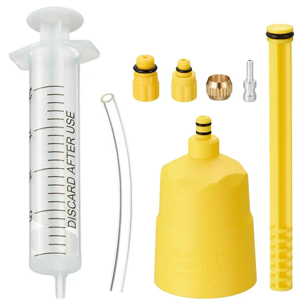 Bicycle Hydraulic Disc Brake Bleed Tool Oil Filling Lightweight Professional Bike Maintenance Kit Fluid Bleeder Syringe
Bicycle Hydraulic Disc Brake Bleed Tool Oil Filling Lightweight Professional Bike Maintenance Kit Fluid Bleeder Syringe