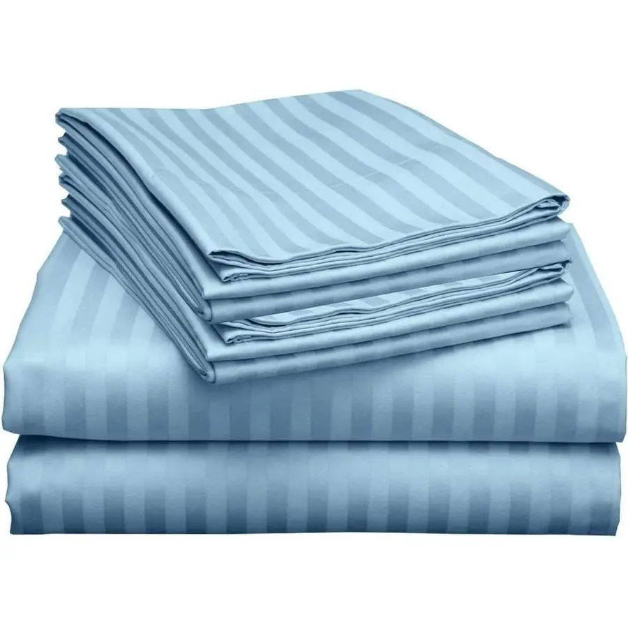 6 Piece Queen Sheet Set, Hotel Luxury Collection, 100 Egyptian Cotton, 18 Inch Deep Pocket Fitted Sheet, Soft amp Cool, Breathab
6 Piece Queen Sheet Set, Hotel Luxury Collection, 100 Egyptian Cotton, 18 Inch Deep Pocket Fitted Sheet, Soft amp Cool, Breathab