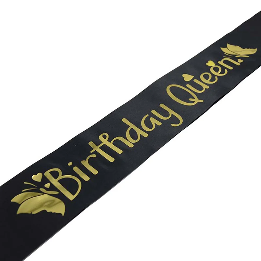 Satin Birthday Sash with Birthday Queen Glitter Text One Size Fits Most Lovely Party Etiquette Band Celebration Keepsake Gift
Satin Birthday Sash with Birthday Queen Glitter Text One Size Fits Most Lovely Party Etiquette Band Celebration Keepsake Gift
