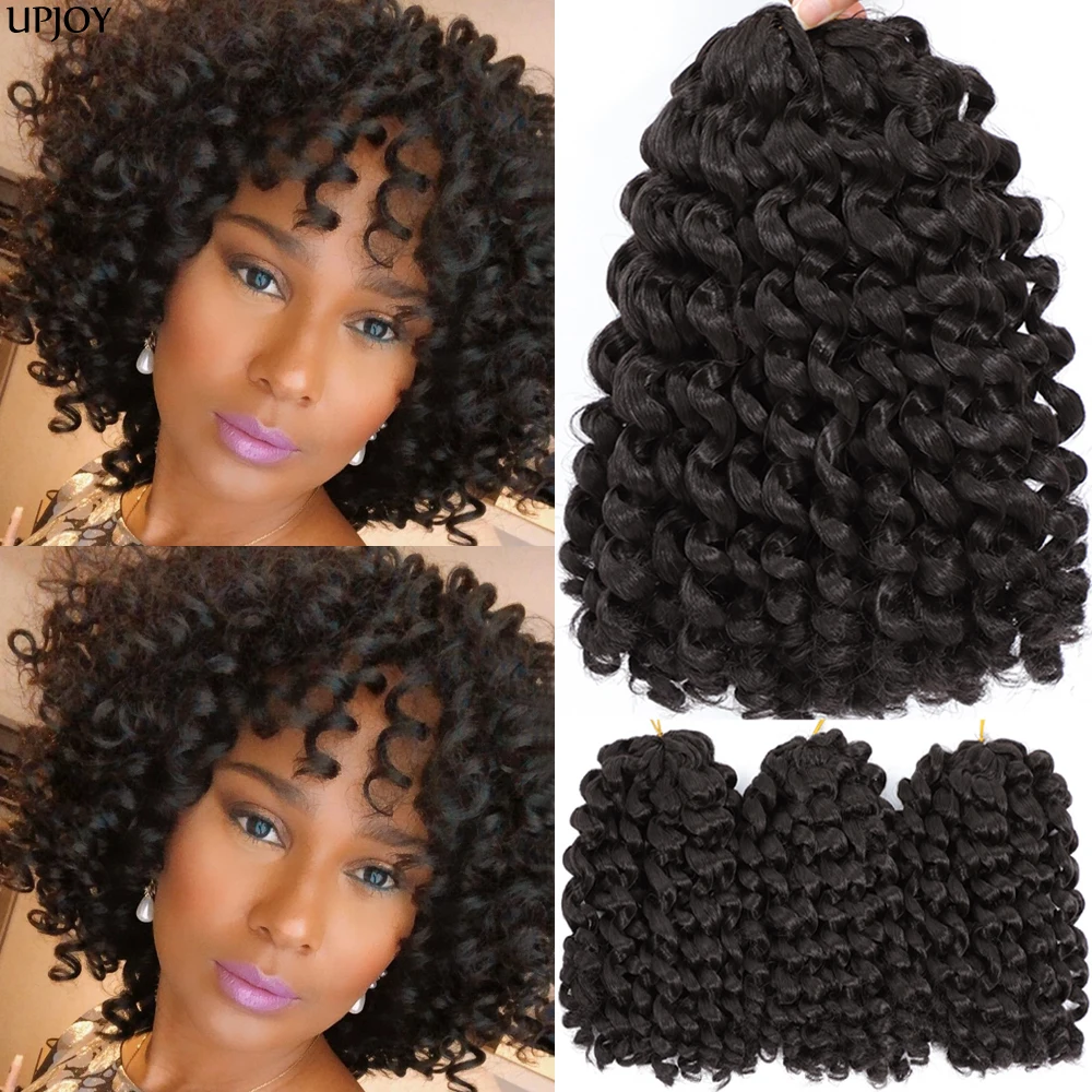 Ombre Jamaican Bounce Crochet Hair T 1B 30 27 4# Purple Jumpy Wand Curly Crochet Hair for Black Women Girls Kids 20 Strands/pack
Ombre Jamaican Bounce Crochet Hair T 1B 30 27 4# Purple Jumpy Wand Curly Crochet Hair for Black Women Girls Kids 20 Strands/pack