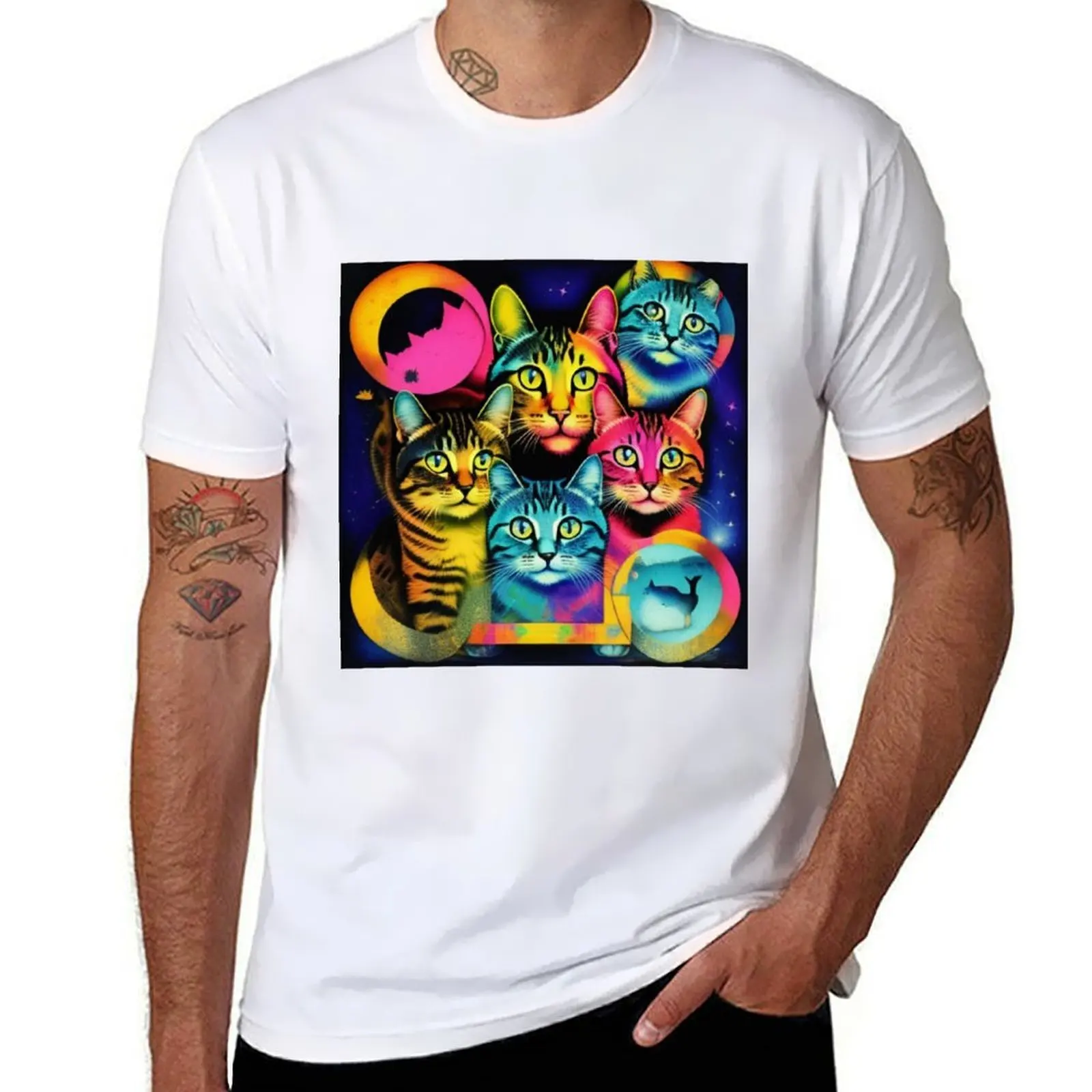 Meow kitty cat stickers T-Shirt t shirt man luxury man t shirt summer T-Shirt 
Meow kitty cat stickers T-Shirt t shirt man luxury man t shirt summer T-Shirt