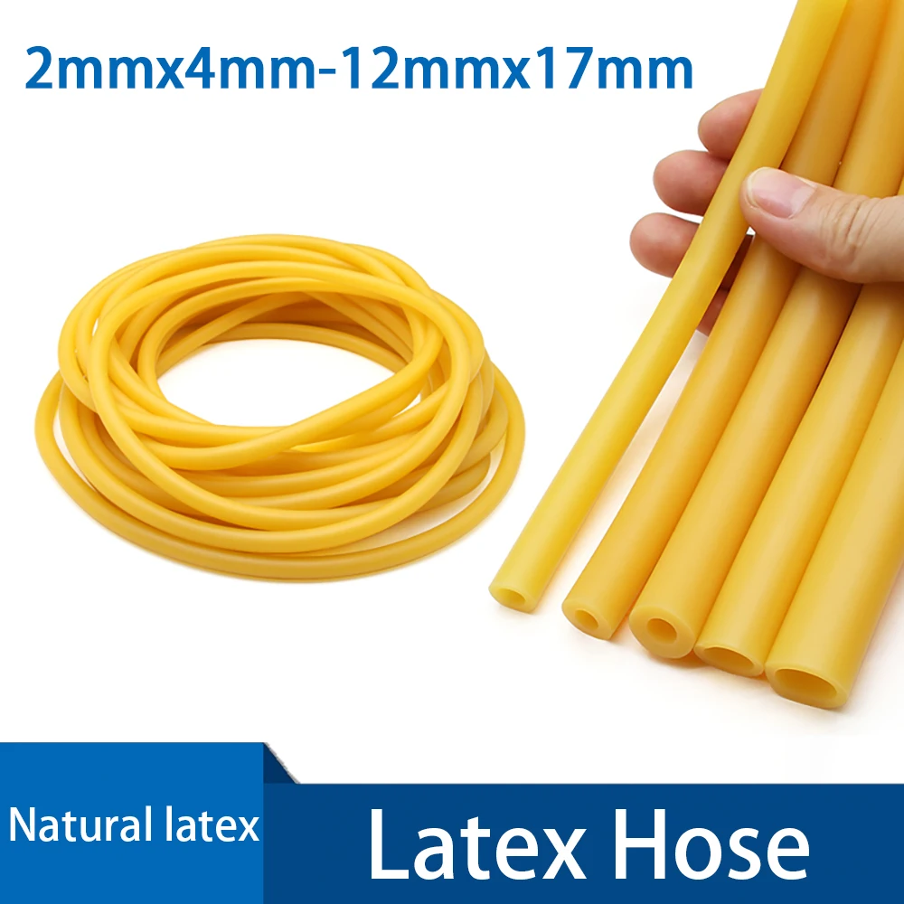1M Nature Latex Rubber Hoses ID 2-12mm Yellow High Resilient Surgical Medical Tube Slingshot Catapult Elastic Band
1M Nature Latex Rubber Hoses ID 2-12mm Yellow High Resilient Surgical Medical Tube Slingshot Catapult Elastic Band