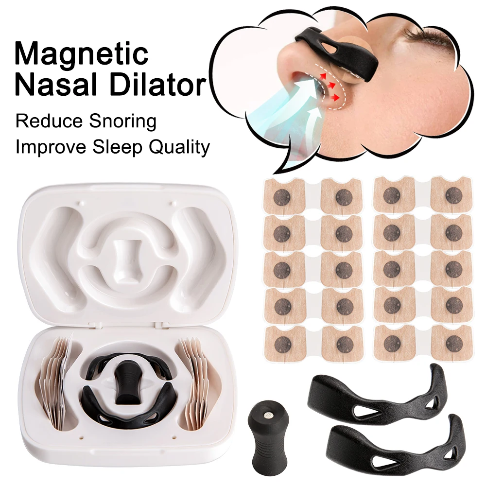 Nasal Strips Magnetic Nasal Breathing Dilators Kits Reduce Snoring Nasal Dilator Boost Oxygen Intake, Breathing Refill Nose Clip
Nasal Strips Magnetic Nasal Breathing Dilators Kits Reduce Snoring Nasal Dilator Boost Oxygen Intake, Breathing Refill Nose Clip