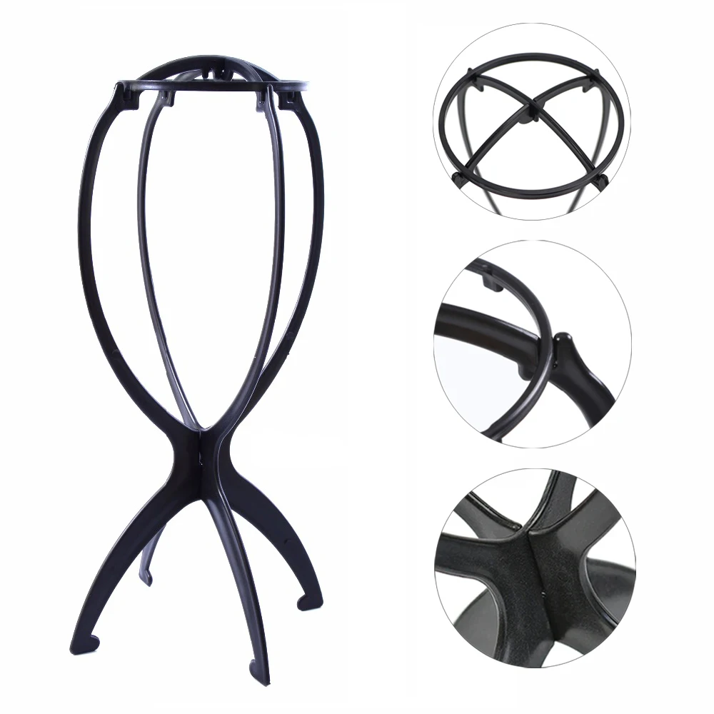1Pc Plastic Wig Stand Folding Portable Wig Head Stand Black White Pink Blue Colors Wig Holder For Hat/Wig Display
1Pc Plastic Wig Stand Folding Portable Wig Head Stand Black White Pink Blue Colors Wig Holder For Hat/Wig Display