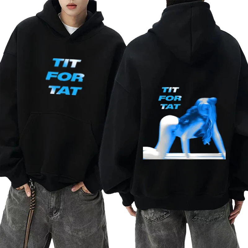Tate McRae TIT FOR TAT Album 2025 hoodie men women vintage Long sleeve Sweatshirt with print Graphics oversized hoodie unisex
Tate McRae TIT FOR TAT Album 2025 hoodie men women vintage Long sleeve Sweatshirt with print Graphics oversized hoodie unisex