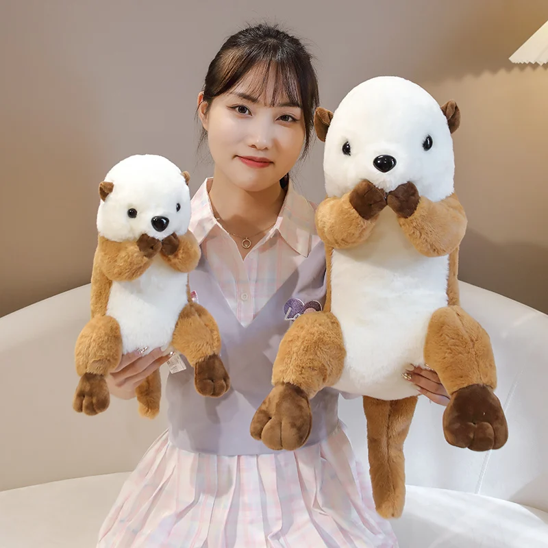 Simulation Sea Otter Doll Plush Toy Anime Lifelike Cartoon Soft Ermine Otter Plushies Toys for Girls Boys Kids Gifts Home Decor
Simulation Sea Otter Doll Plush Toy Anime Lifelike Cartoon Soft Ermine Otter Plushies Toys for Girls Boys Kids Gifts Home Decor