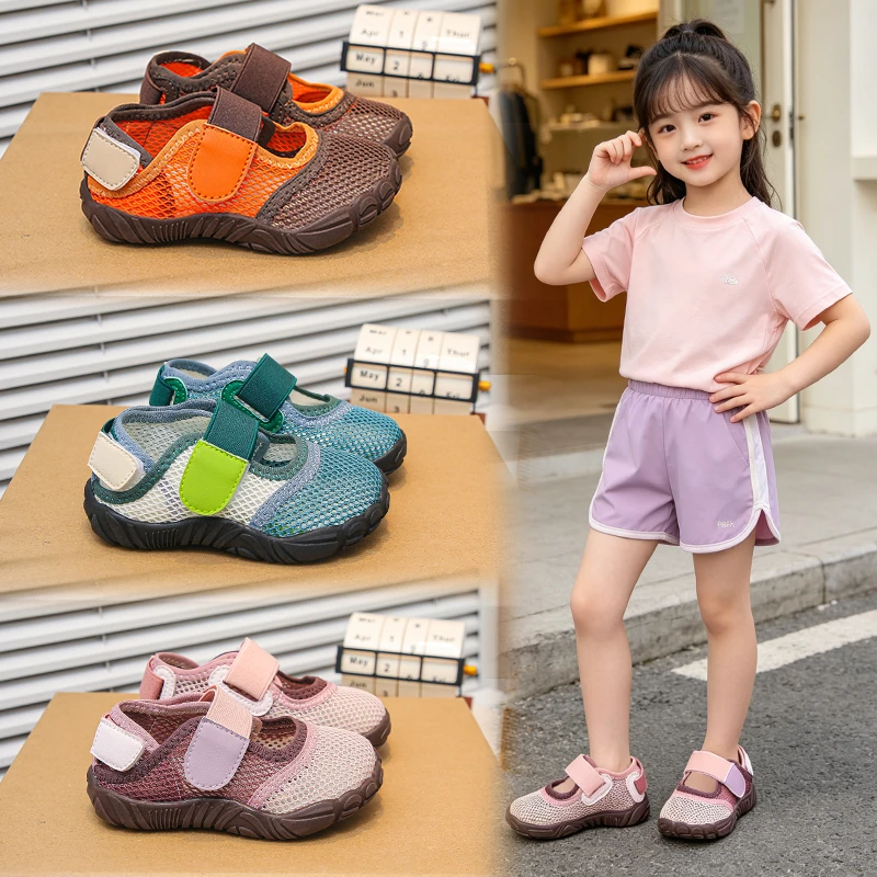YUYIN Summer Boys and Girls Children's Mesh Breathable Sports Sandals Colorful Children's Shoes Breathable Soft Non-Slip Sandals
YUYIN Summer Boys and Girls Children's Mesh Breathable Sports Sandals Colorful Children's Shoes Breathable Soft Non-Slip Sandals