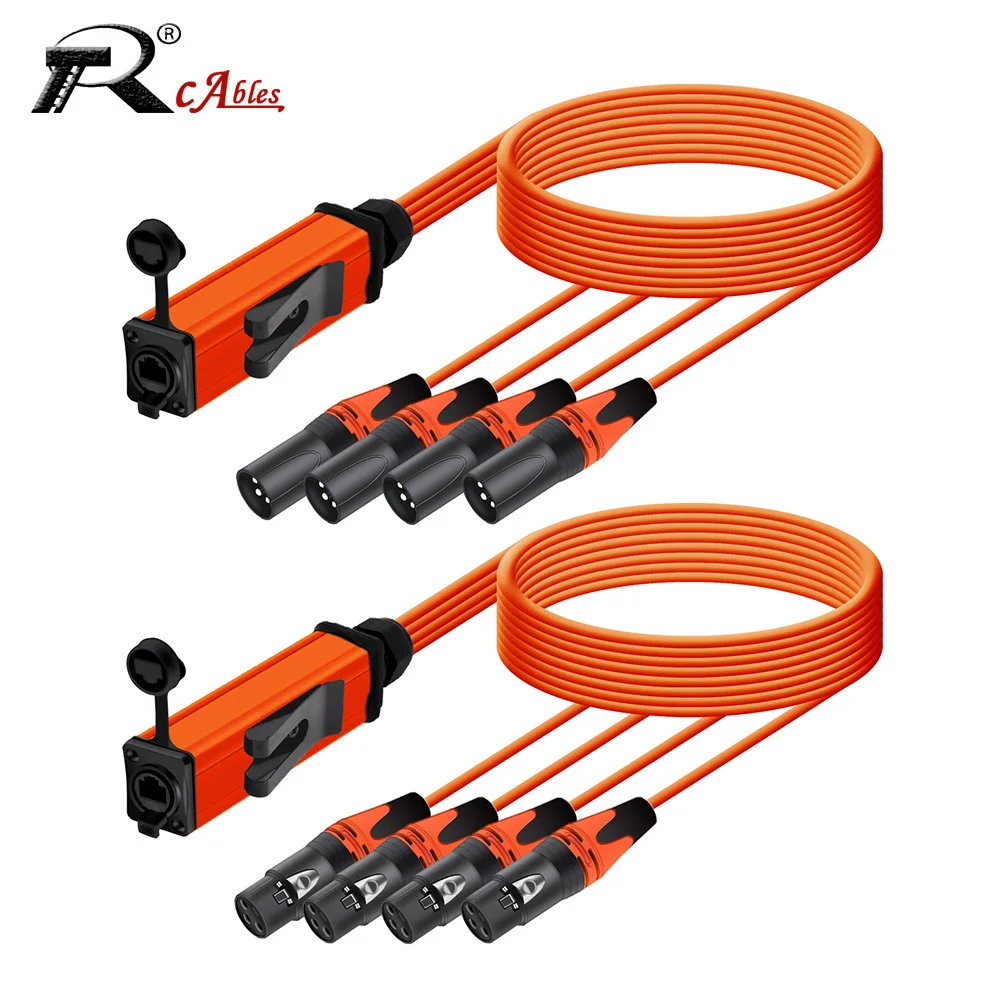 4-канальный 3-контактный мультисетевой приемник XLR к RJ45 CAT5 одиночный удлинитель Ethercon аудиокабель для студии звукозаписи освещения сцены
4-канальный 3-контактный мультисетевой приемник XLR к RJ45 CAT5 одиночный удлинитель Ethercon аудиокабель для студии звукозаписи освещения сцены