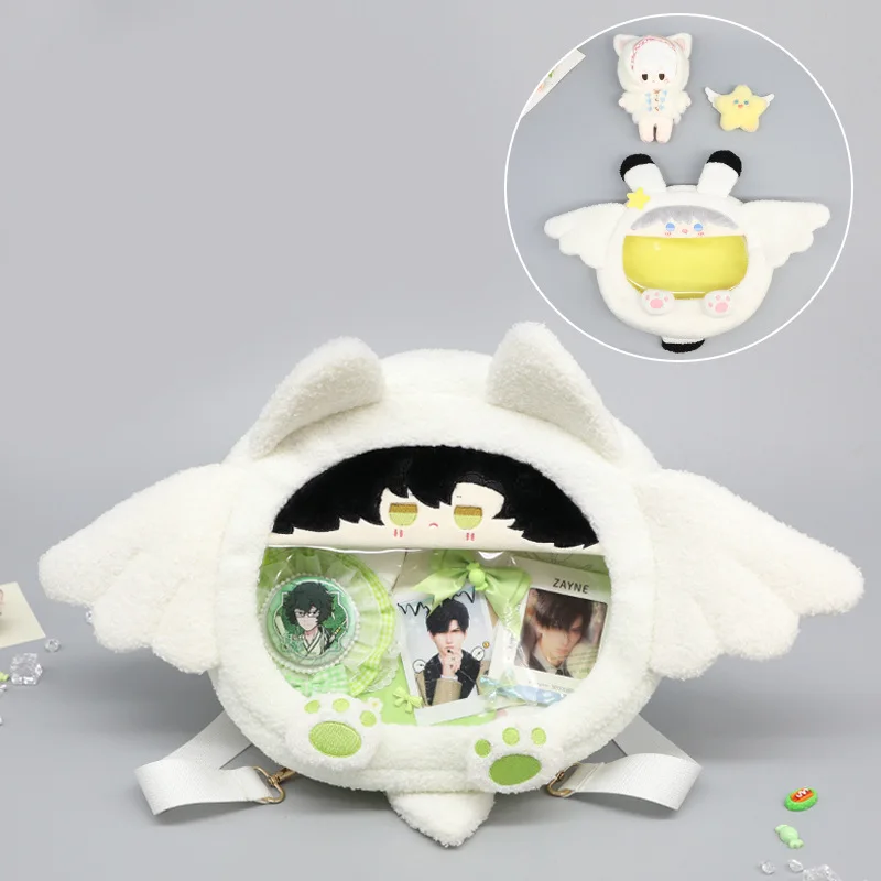 Love And Deepspace Косплей Zayne Xavier Clear Ita Bag Плюшевая сумка через плечо Аниме Рюкзак с героями мультфильмов Подарки на Хэллоуин
Love And Deepspace Косплей Zayne Xavier Clear Ita Bag Плюшевая сумка через плечо Аниме Рюкзак с героями мультфильмов Подарки на Хэллоуин