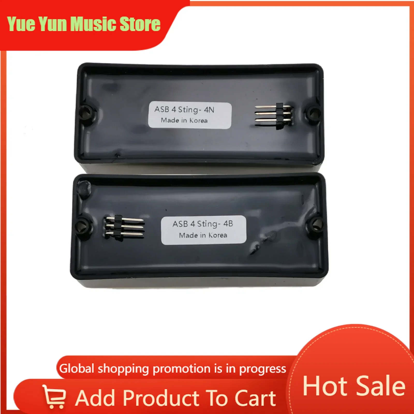 Bass Active Pickups 4 Strings Bass Pickup Neck And Bridge Pickup Active 4-string humbucker Alnico V
Bass Active Pickups 4 Strings Bass Pickup Neck And Bridge Pickup Active 4-string humbucker Alnico V