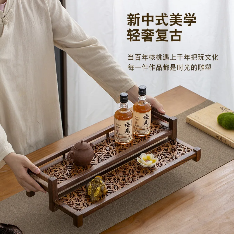 DSA walnut cultural play rack tea set storage rack ornament display office teacup rack
DSA walnut cultural play rack tea set storage rack ornament display office teacup rack