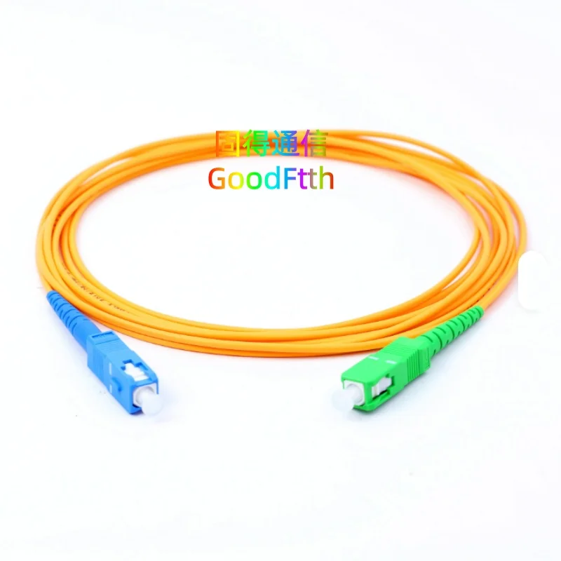 Patch Cord Lead SC/APC-SC/UPC SC/UPC-SC/APC SM G655 Simplex Cable GoodFtth
Patch Cord Lead SC/APC-SC/UPC SC/UPC-SC/APC SM G655 Simplex Cable GoodFtth