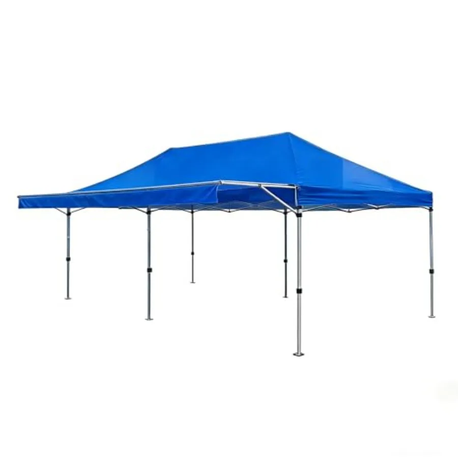 10x20 ft pop-up canopy tent for patio, garden, beach blue polyester cover with slant legs, portable instant shelter with carryi
10x20 ft pop-up canopy tent for patio, garden, beach blue polyester cover with slant legs, portable instant shelter with carryi