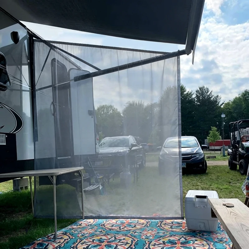 RV Awning Side Sun Shade Screen 9'X7' Mesh Sunshade Camping Sunscreen Screenshade Net For Caravan Motorhome Campervan Trailer
RV Awning Side Sun Shade Screen 9'X7' Mesh Sunshade Camping Sunscreen Screenshade Net For Caravan Motorhome Campervan Trailer