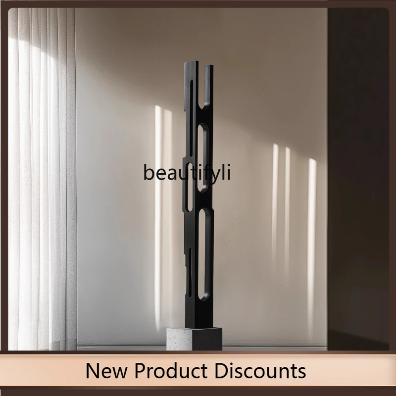 Modern Geometric Solid Wood Sculpture Floor Ornament for Homestays Hotels Art Installation Tall Decoration 
Modern Geometric Solid Wood Sculpture Floor Ornament for Homestays Hotels Art Installation Tall Decoration