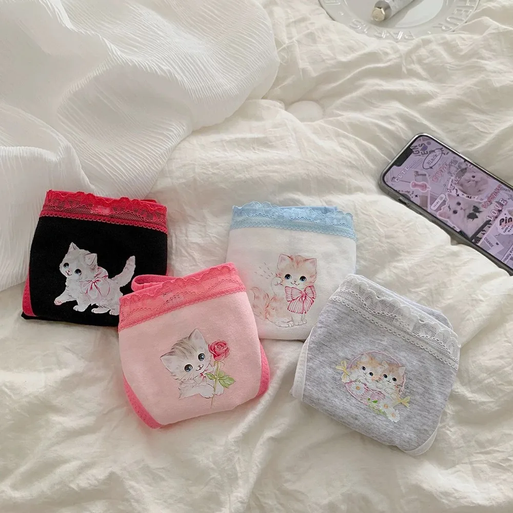 MINISO Kawaii Cartoon Animation Hello Kitty Sexy Underwear Pure Lust Low Waist Breathable Comfortable Pure Cotton Cute Briefs
MINISO Kawaii Cartoon Animation Hello Kitty Sexy Underwear Pure Lust Low Waist Breathable Comfortable Pure Cotton Cute Briefs