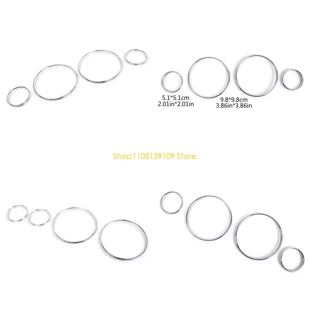 Автомобильные хромованые манометры, циферблатные кольца на приборной панели, накладка на рамку, рамка спидометра для E39 E38 E53, Стайлинг автомобиля, рамка колец спидометра
Автомобильные хромованые манометры, циферблатные кольца на приборной панели, накладка на рамку, рамка спидометра для E39 E38 E53, Стайлинг автомобиля, рамка колец спидометра