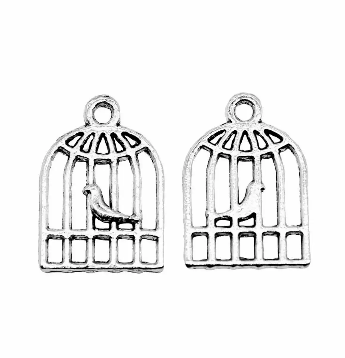 50pcs 16*11mm tibetan silver color bird cage design Charms HW3573 for handmade accessories 
50pcs 16*11mm tibetan silver color bird cage design Charms HW3573 for handmade accessories