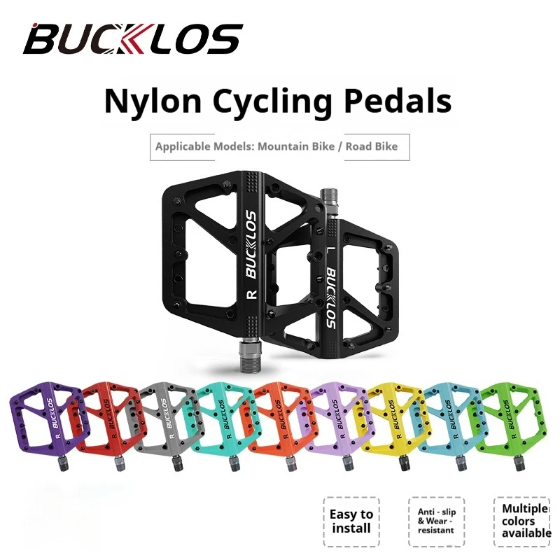Педали для велосипеда Bucklos, ультралегкие, платформенные, для шоссейных и горных велосипедов, с противоскользящим нейлоновым покрытием, герметичными подшипниками, плоские педали, запчасть для MTB велосипедов.
Педали для велосипеда Bucklos, ультралегкие, платформенные, для шоссейных и горных велосипедов, с противоскользящим нейлоновым покрытием, герметичными подшипниками, плоские педали, запчасть для MTB велосипедов.