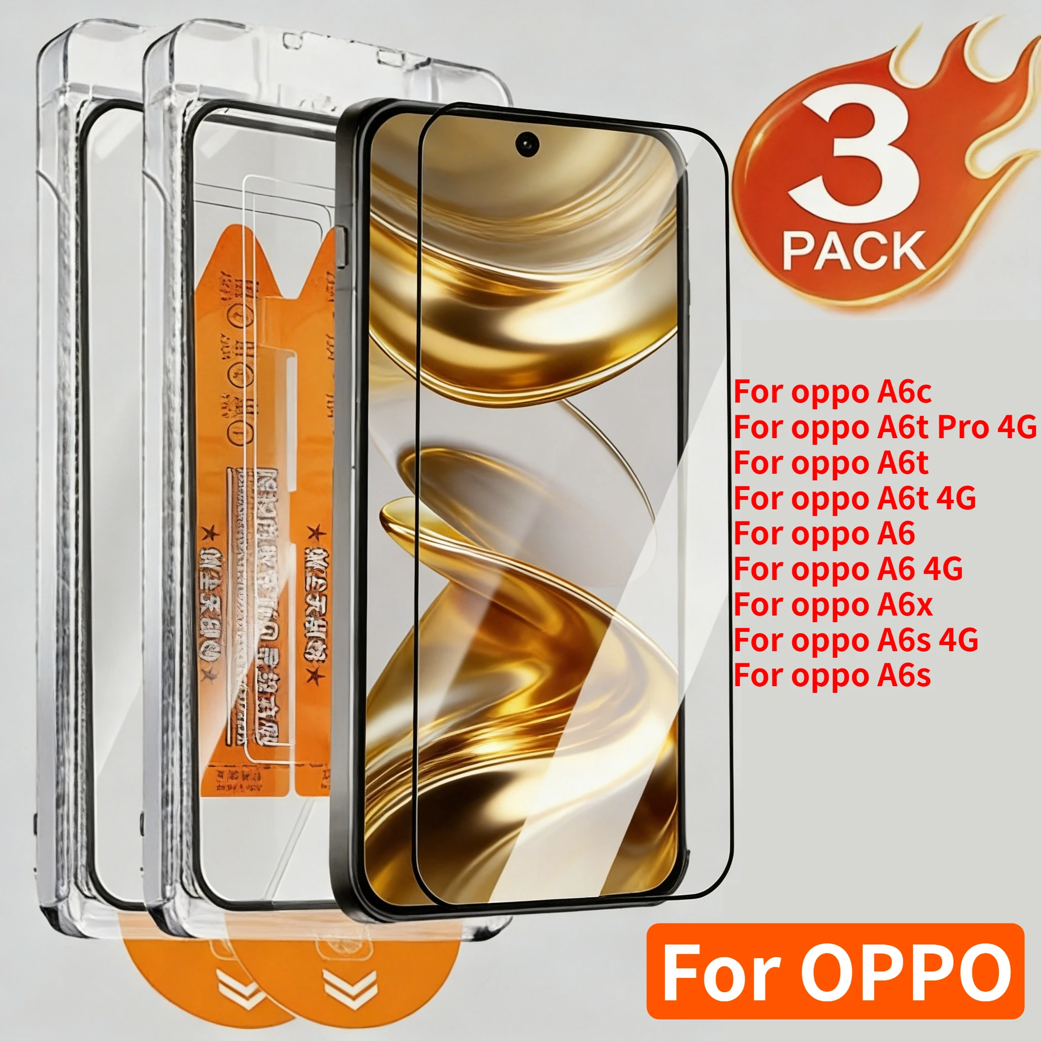 HD Tempered Glass For OPPO A6 A6t A6c A6x A6s 4G A6t Pro Easy Installation Screen Protectors Protective Film For OPPO A6x A6s 4G
HD Tempered Glass For OPPO A6 A6t A6c A6x A6s 4G A6t Pro Easy Installation Screen Protectors Protective Film For OPPO A6x A6s 4G
