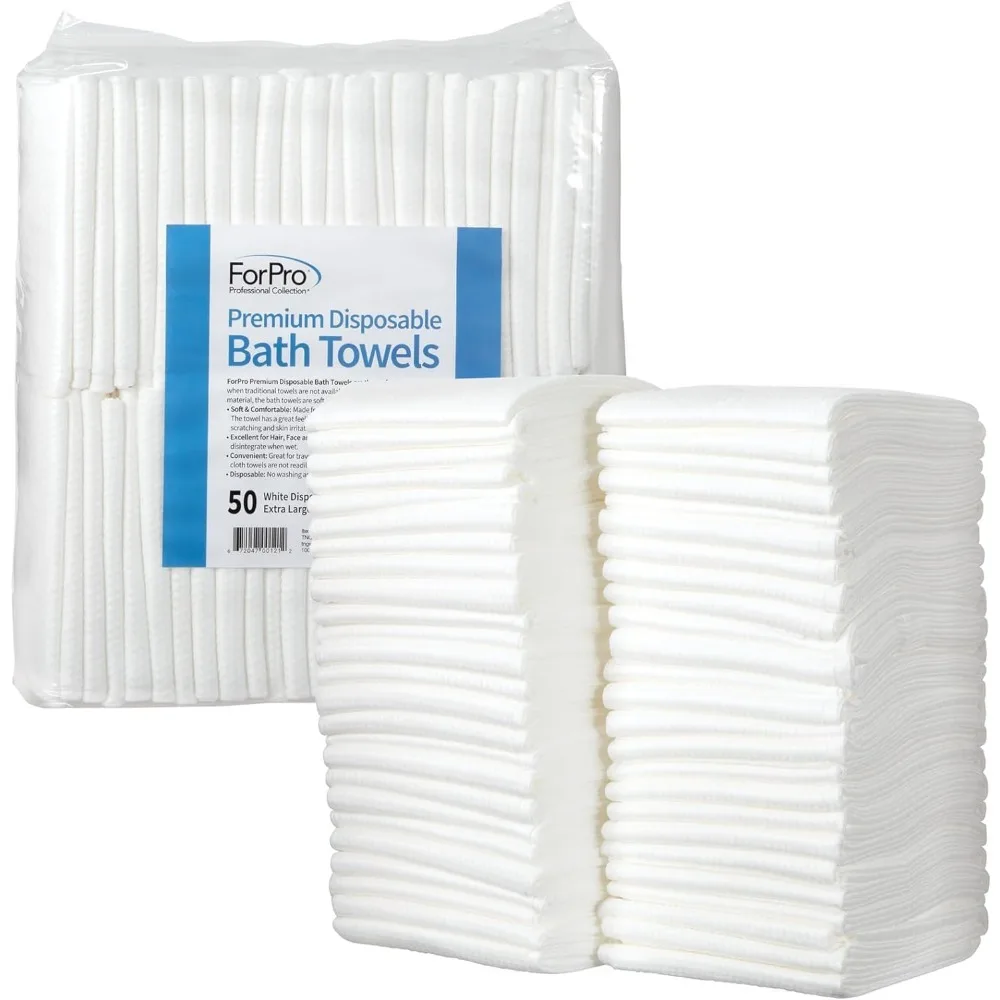 Premium Disposable Bath Towels Extra Large White 50 Pack for Salon Spa Hair Face Body
Premium Disposable Bath Towels Extra Large White 50 Pack for Salon Spa Hair Face Body