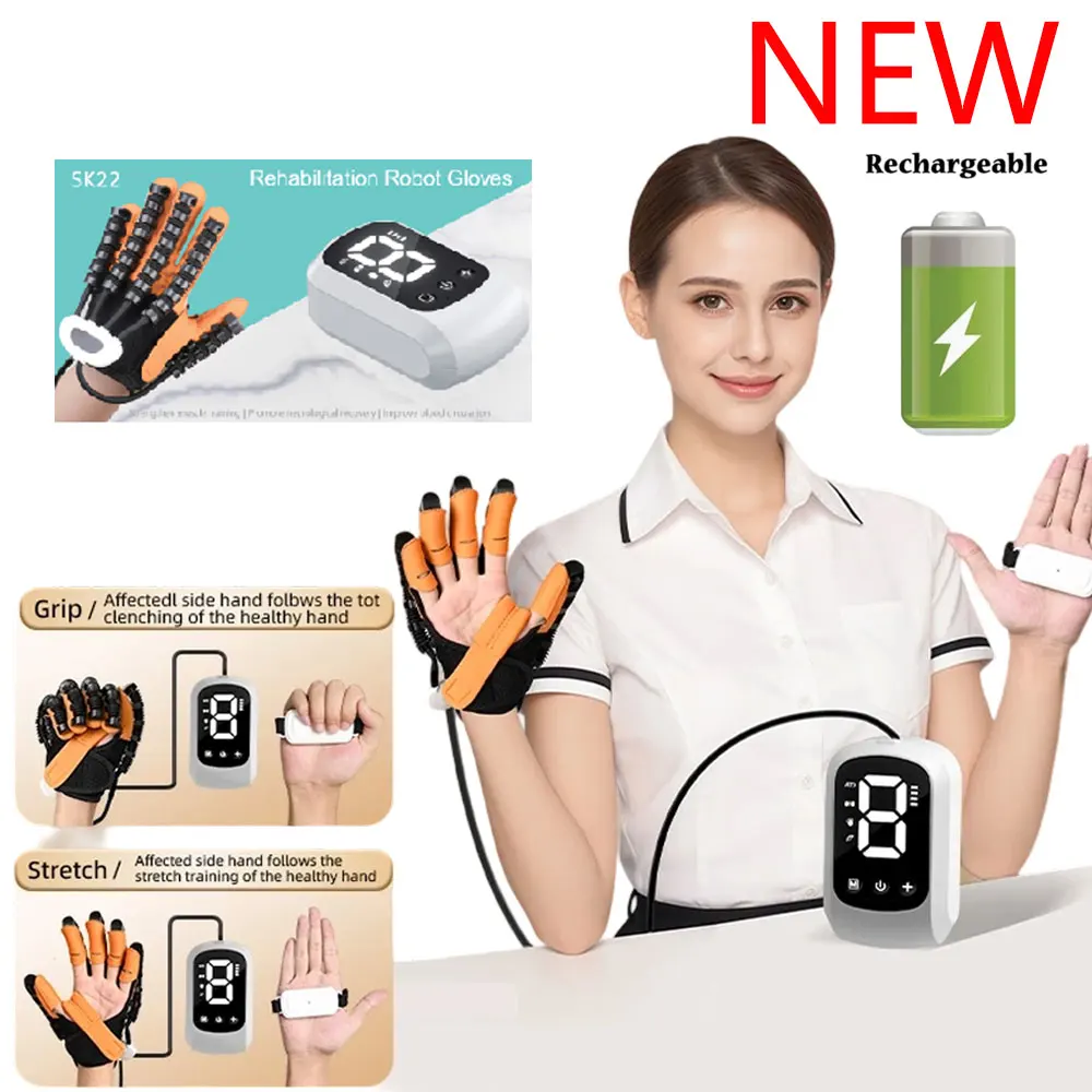 Intelligent Massage Gloves Robot Rehabilitation Gloves for Stroke Hemiplegia Hand Function Recovery Finger Trainer Hand Exercise
Intelligent Massage Gloves Robot Rehabilitation Gloves for Stroke Hemiplegia Hand Function Recovery Finger Trainer Hand Exercise