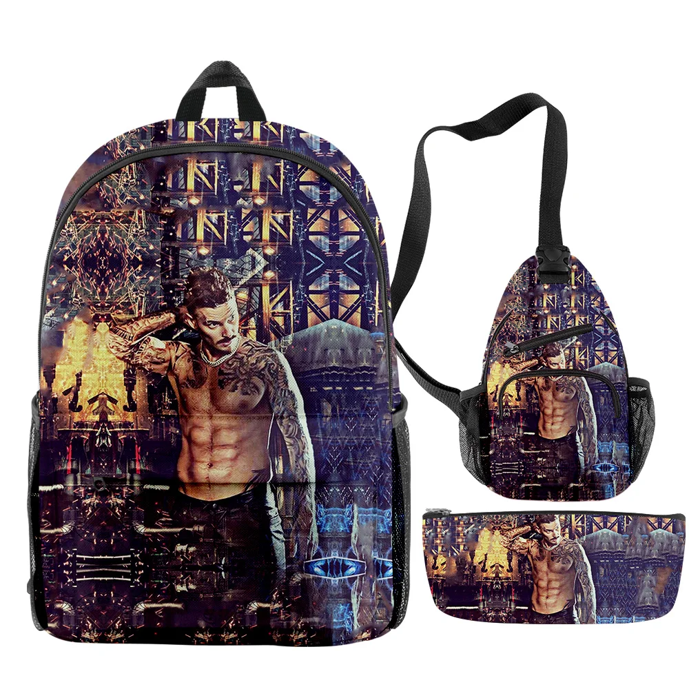 Рюкзаки M Pokora Merch, комплект из 3 предметов, рюкзак на молнии, унисекс, дорожная сумка, 2023, школьная сумка в стиле Харадзюку
Рюкзаки M Pokora Merch, комплект из 3 предметов, рюкзак на молнии, унисекс, дорожная сумка, 2023, школьная сумка в стиле Харадзюку