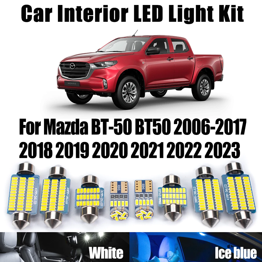 Canbus для Mazda BT-50 BT50 2006-2018 2019 2020 2021 2022 2023 автомобильные лампы для пластинок, аксессуары, светодиодный комплект внутреннего освещения для чтения карт
Canbus для Mazda BT-50 BT50 2006-2018 2019 2020 2021 2022 2023 автомобильные лампы для пластинок, аксессуары, светодиодный комплект внутреннего освещения для чтения карт