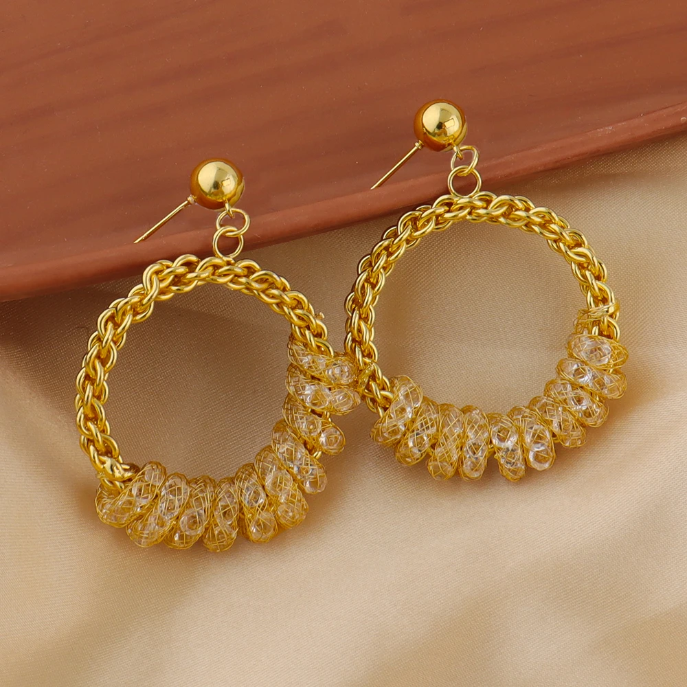 Luxury Necklace Jewelry Set for Weddings African Dangle Earrings and Necklace Engagement Party Wedding Collection Sets 
Luxury Necklace Jewelry Set for Weddings African Dangle Earrings and Necklace Engagement Party Wedding Collection Sets