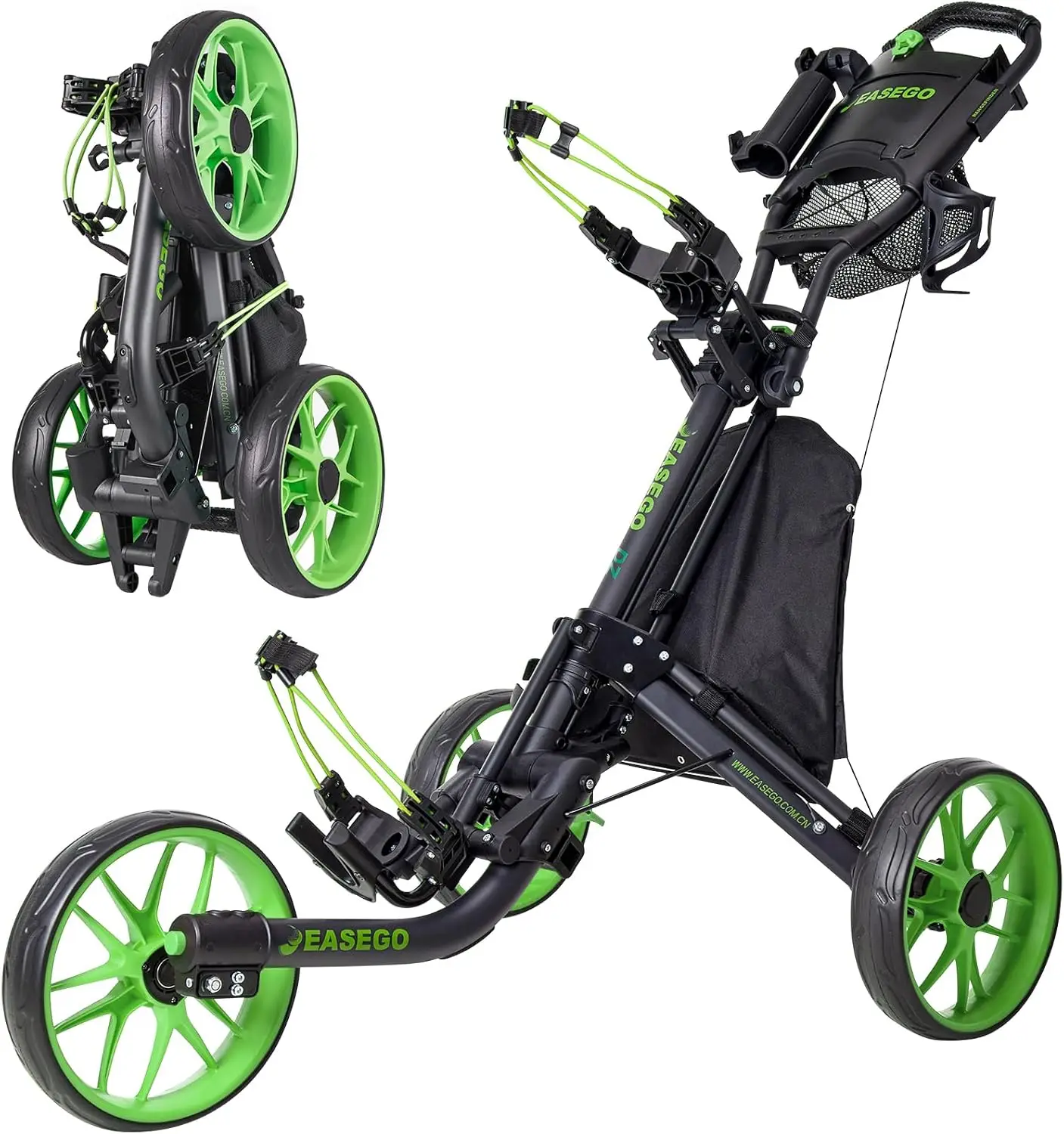 Golf Cart 3 Wheels: Foldable, with phone holder/cup/umbrella holder Compact, with large wheelbase,suitable fordifferent terrains
Golf Cart 3 Wheels: Foldable, with phone holder/cup/umbrella holder Compact, with large wheelbase,suitable fordifferent terrains