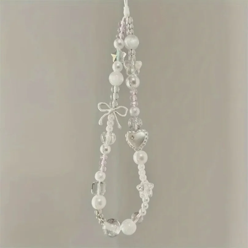 Милая белая звезда с жемчужными бусинами, цепочка для телефона, модный кулон
Милая белая звезда с жемчужными бусинами, цепочка для телефона, модный кулон