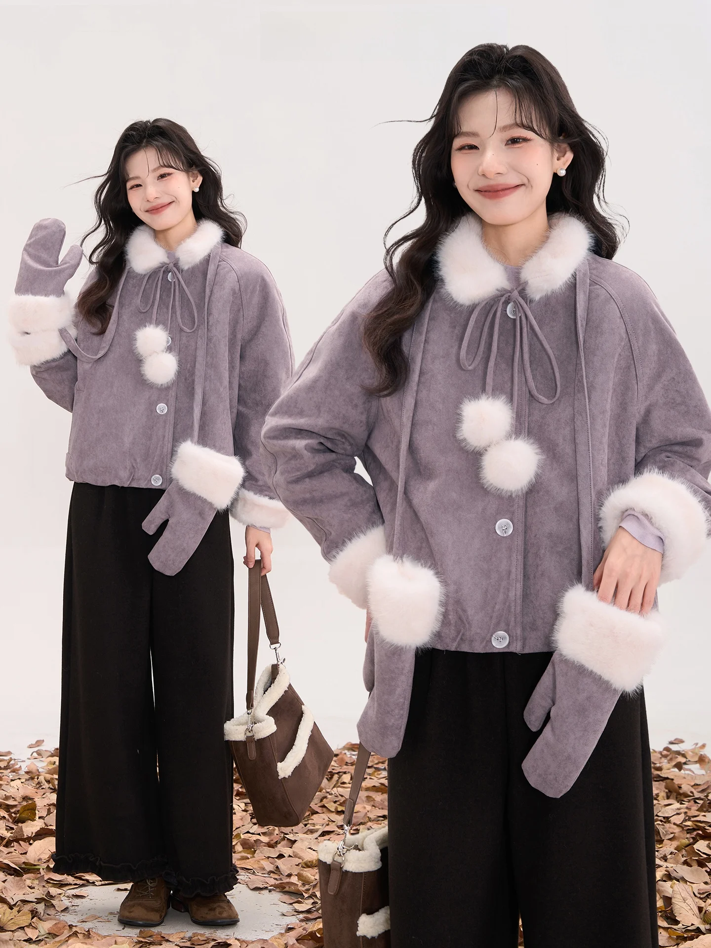 Heme Deer Morning Faux Suede Jaet Women's Winter Thiened with Fce Belted Ball Tie Coat Casual Sle Polyester Fiber
Heme Deer Morning Faux Suede Jaet Women's Winter Thiened with Fce Belted Ball Tie Coat Casual Sle Polyester Fiber