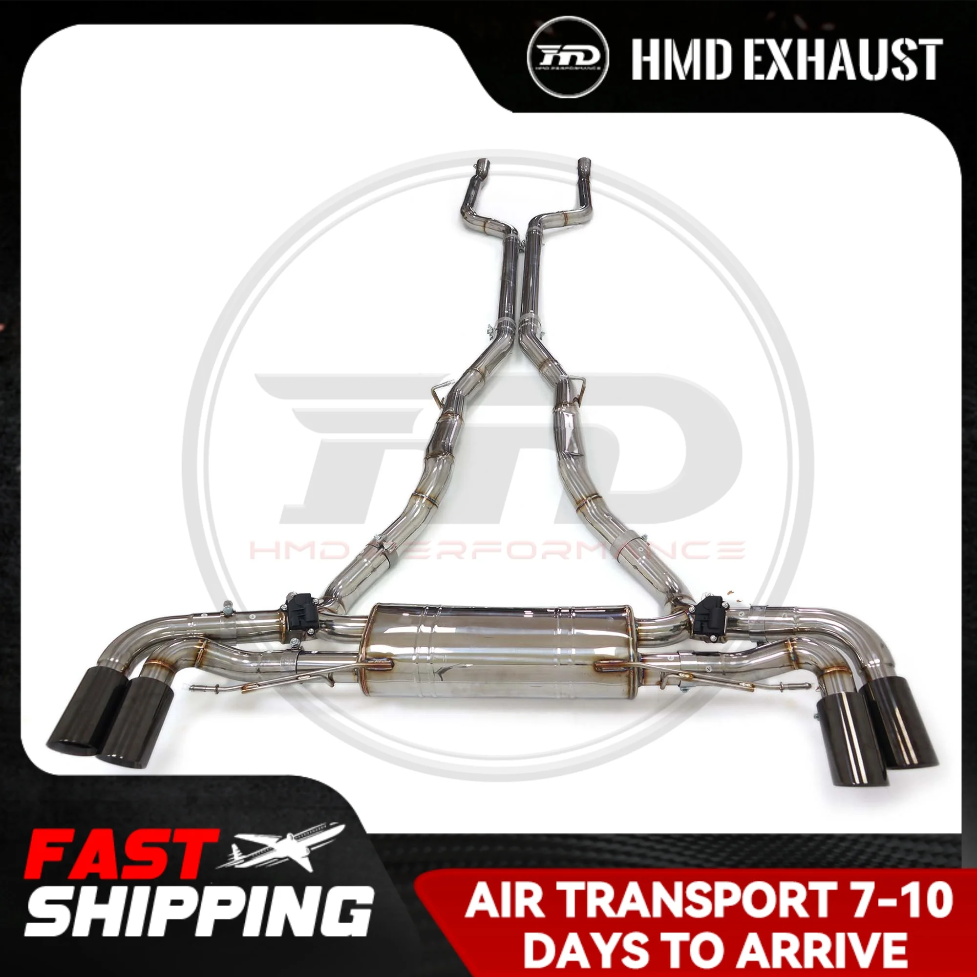 Catback Stainless Steel Performance for BMW X6 M50I 4.4T 2019+ Muffler With Valve HMD Exhaust System
Catback Stainless Steel Performance for BMW X6 M50I 4.4T 2019+ Muffler With Valve HMD Exhaust System