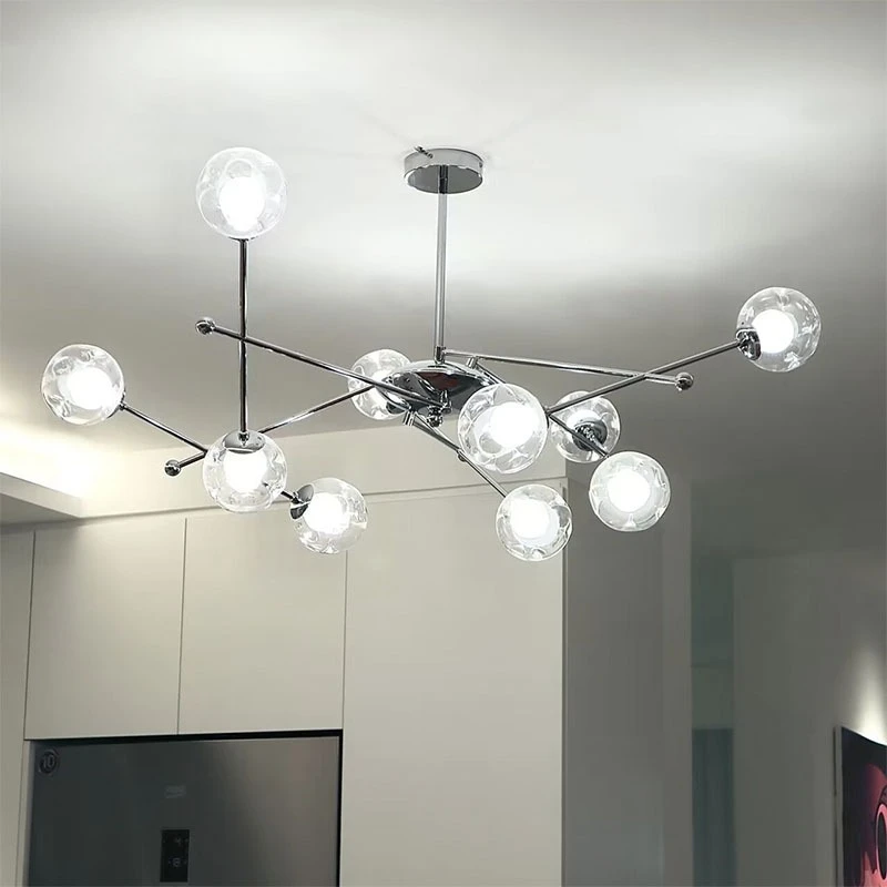 Молекулярная лампа Bauhaus Magic Bean для столовой и гостиной, современный минималистичный потолочный светильник, художественный декоративный подвесной светильник
Молекулярная лампа Bauhaus Magic Bean для столовой и гостиной, современный минималистичный потолочный светильник, художественный декоративный подвесной светильник