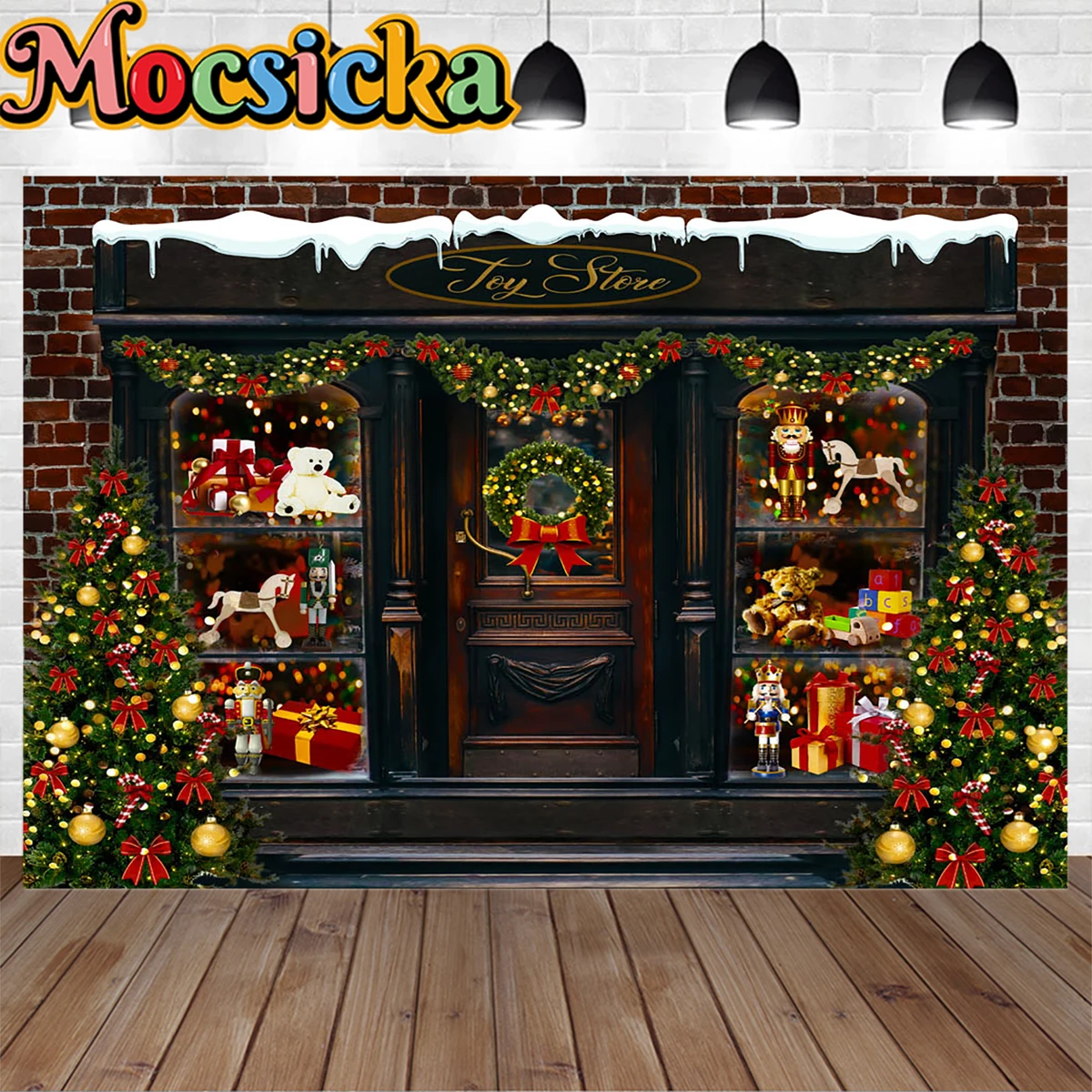 Christmas Toy Store Poster Backdrop Retro Door Gift Decoration Xmas Tree Studio Photography Background Kid Portrait Photobooth
Christmas Toy Store Poster Backdrop Retro Door Gift Decoration Xmas Tree Studio Photography Background Kid Portrait Photobooth