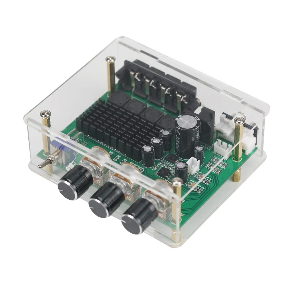 TPA3116D2 80W*2 Stereo Amplifier Audio Board TPA3116 Digital Amplifier Sound Preamplifier Tone High Power DC12-24V 1PC
TPA3116D2 80W*2 Stereo Amplifier Audio Board TPA3116 Digital Amplifier Sound Preamplifier Tone High Power DC12-24V 1PC