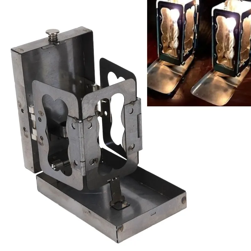 Folding Pocket Candle Lantern Portable Multifunctional Iron Lantern Candle Holder for Outdoor Camping
Folding Pocket Candle Lantern Portable Multifunctional Iron Lantern Candle Holder for Outdoor Camping